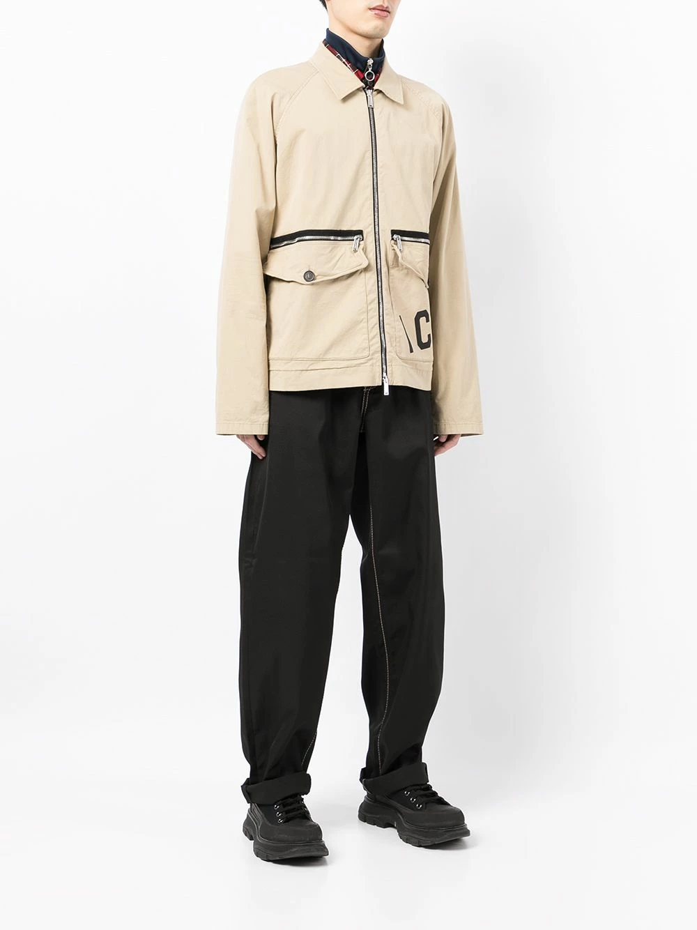 Dsquared2 Bon Rapport Coût-Efficacité Surchemise à logo Icon imprimé vestes légères homme 5 Dsquared2 surchemise à logo Icon imprimé