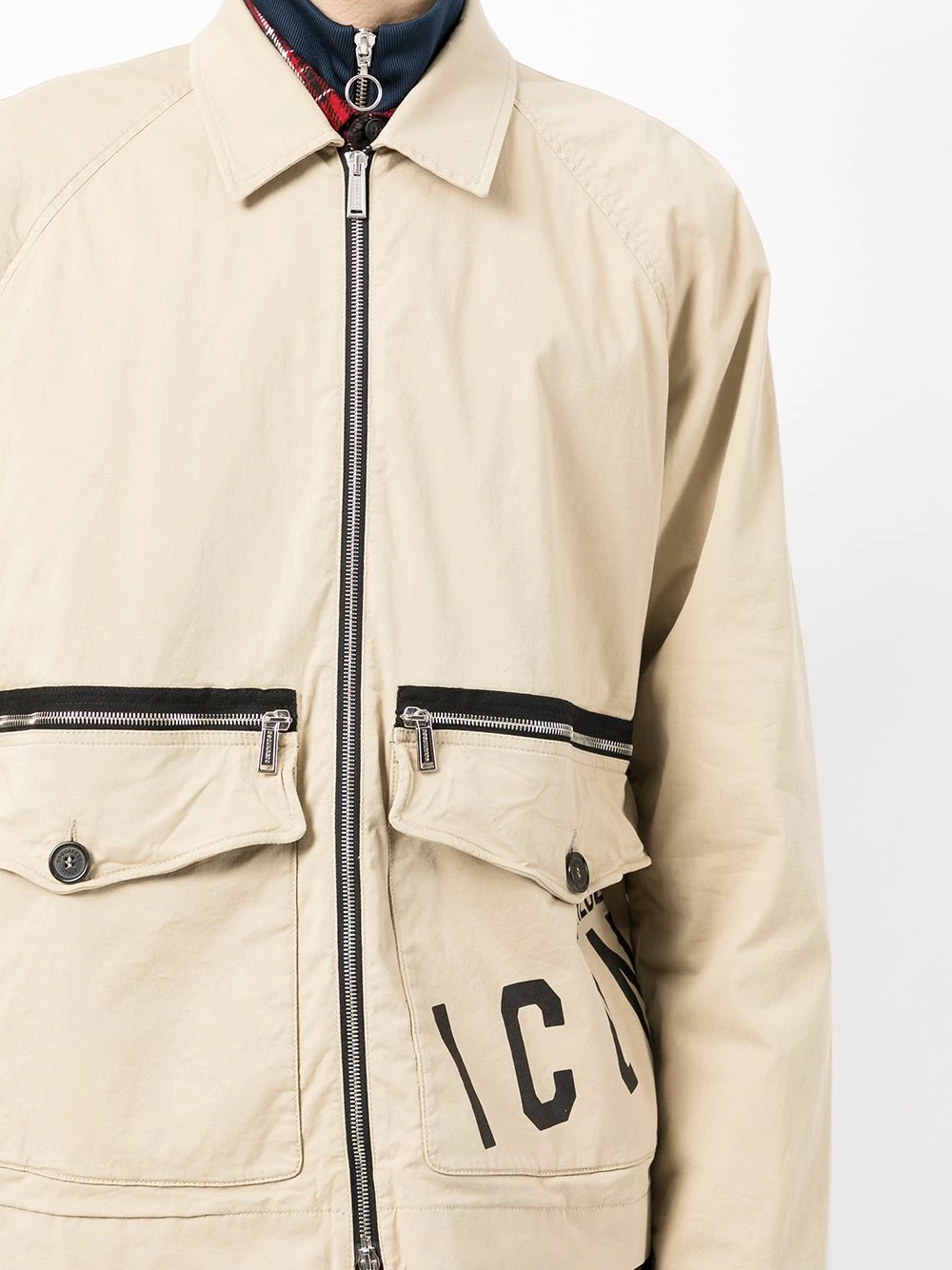 Dsquared2 Bon Rapport Coût-Efficacité Surchemise à logo Icon imprimé vestes légères homme 7 Dsquared2 surchemise à logo Icon imprimé