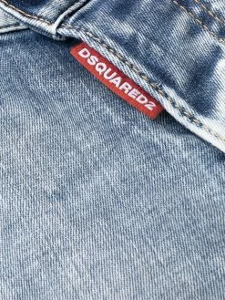 Dsquared2 jean skinny à effet usé