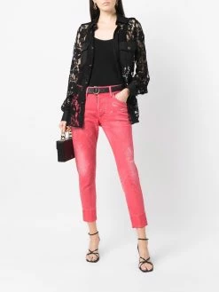 Dsquared2 jean court à effet usé