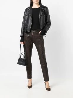 Dsquared2 jean skinny Dan à effet délavé