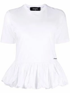 Dsquared2 t-shirt évasé à manches courtes