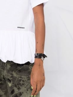 Dsquared2 t-shirt évasé à manches courtes