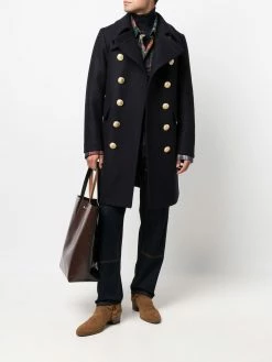 Dsquared2 manteau croisé à détail embossé