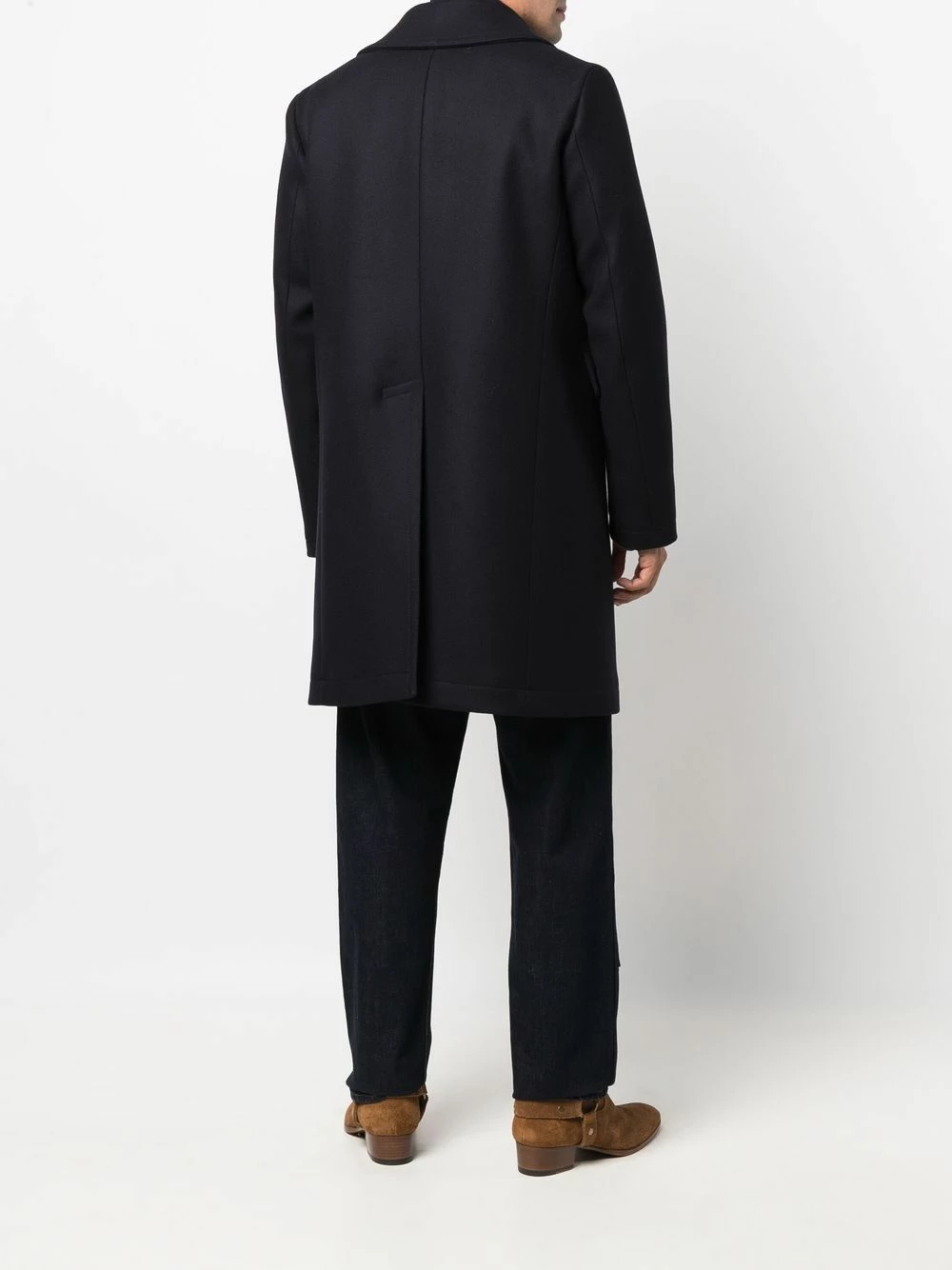 Prix Imbattable Dsquared2 Manteau croisé à détail embossé manteaux croisés homme 6 Dsquared2 manteau croisé à détail embossé