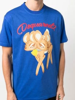 Dsquared2 T shirt Bambi à logo imprimé Prix De Rêve t-shirts homme 11 Dsquared2 t-shirt Bambi à logo imprimé