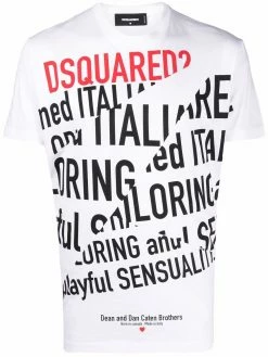 Dsquared2 t-shirt à logo imprimé