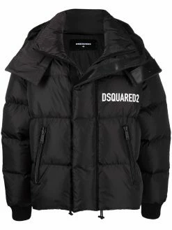 Dsquared2 doudoune à logo imprimé