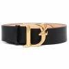 Dsquared2 ceinture en cuir à logo