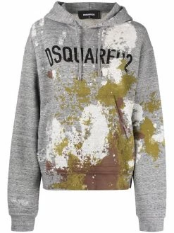 Dsquared2 hoodie à imprimé cachemire