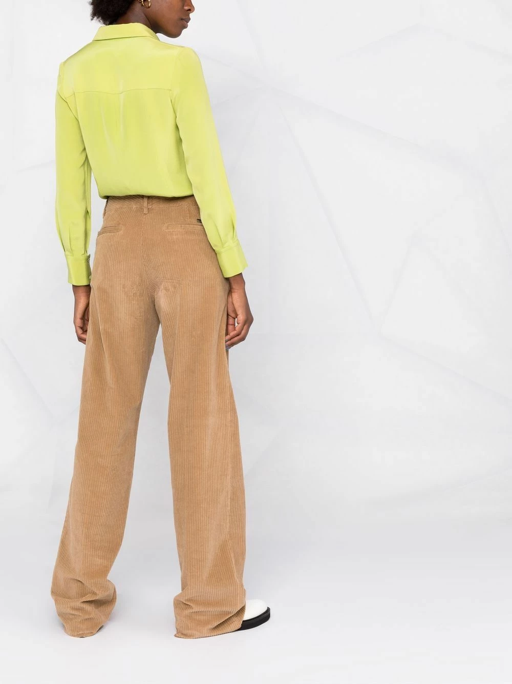 Dsquared2 Prix Exclusifs Pantalon droit en velours côtelé pantalons droits femme 8 Dsquared2 pantalon droit en velours côtelé