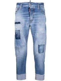 Dsquared2 jean à effet usé