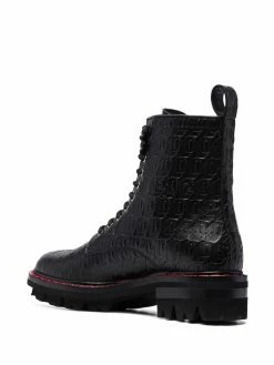Dsquared2 bottines lacées en cuir