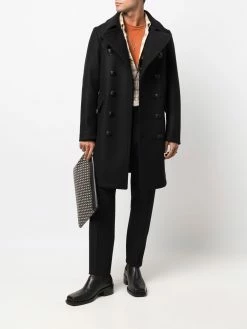 Dsquared2 manteau croisé à col italien