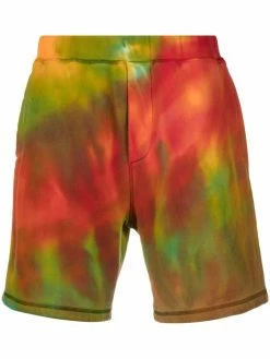 Dsquared2 short de sport à motif tie dye