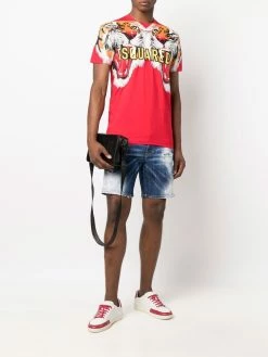 Dsquared2 t-shirt à imprimé tigre