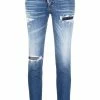 Dsquared2 jean skinny à effet usé