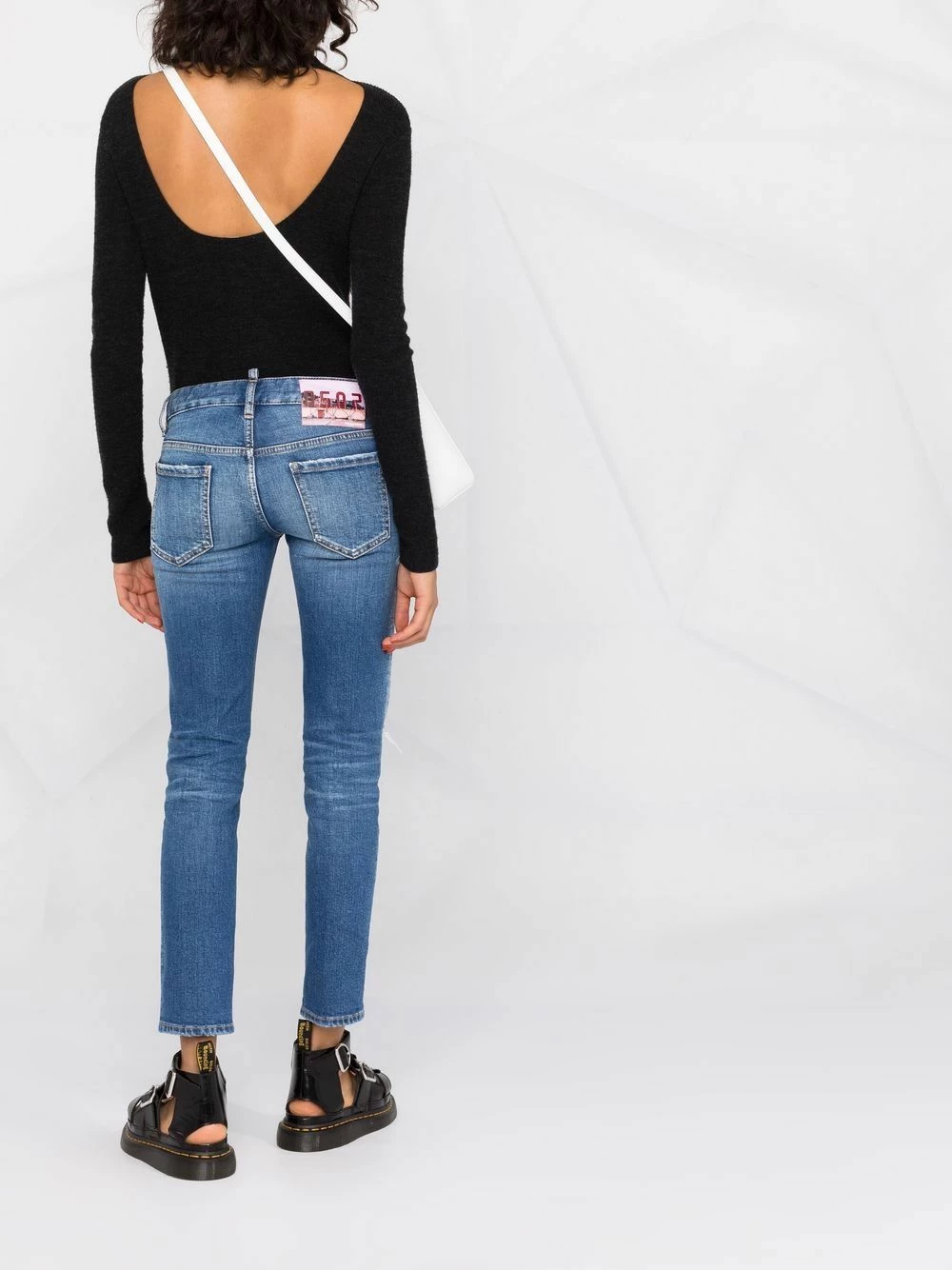 Dsquared2 Prix Exclusifs Jean skinny à effet usé jeans skinny femme 8 Dsquared2 jean skinny à effet usé
