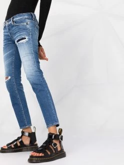 Dsquared2 Prix Exclusifs Jean skinny à effet usé jeans skinny femme 12 Dsquared2 jean skinny à effet usé