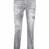 Dsquared2 jean slim à effet usé