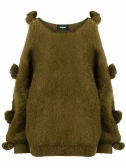 Dsquared2 pull oversize à détail de pompon