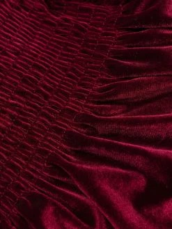 Dsquared2 Robe courte volantée en velours Promos robes de jour femme 15 Dsquared2 robe courte volantée en velours