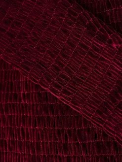 Dsquared2 Robe courte volantée en velours Promos robes de jour femme 14 Dsquared2 robe courte volantée en velours