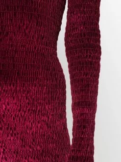 Dsquared2 Robe courte volantée en velours Promos robes de jour femme 13 Dsquared2 robe courte volantée en velours