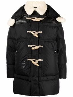 Dsquared2 doudoune à bords lainés