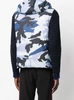 Dsquared2 gilet matelassé à motif camouflage