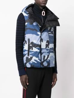 Dsquared2 gilet matelassé à motif camouflage