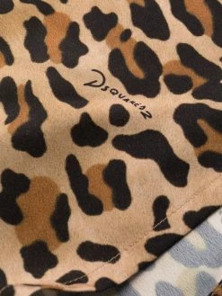 Dsquared2 short à imprimé léopard