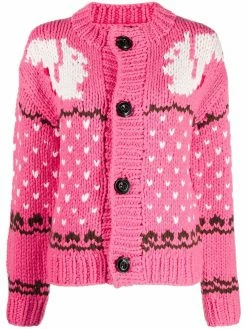 Dsquared2 cardigan Squirrel en maille