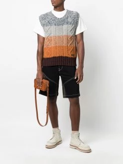 Dsquared2 débardeur en maille torsadée à effet dégradé