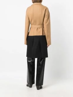 Dsquared2 manteau ceinturé à découpes