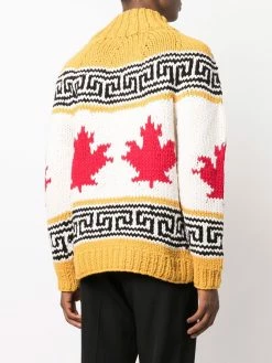 Dsquared2 pull en maille intarsia