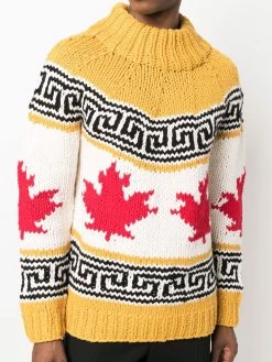 Dsquared2 pull en maille intarsia