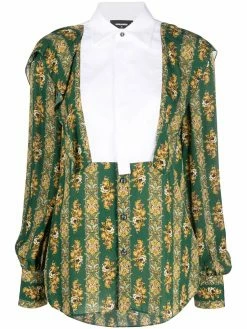 Dsquared2 chemise à empiècements contrastants