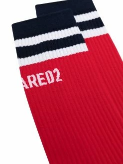 Dsquared2 chaussettes nervurées colour block