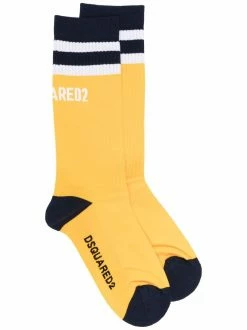 Dsquared2 chaussettes nervurées colour block