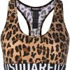Dsquared2 soutien-gorge à imprimé animalier