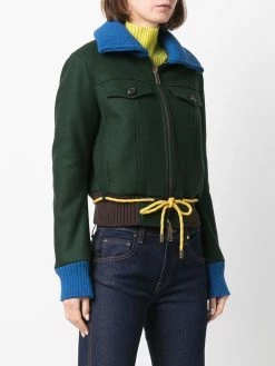 Dsquared2 veste zippée à design à empiècements