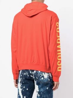 Dsquared2 hoodie zippé à logo imprimé