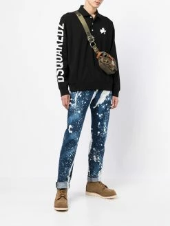 Dsquared2 polo à logo imprimé