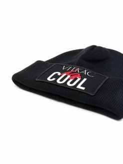 Dsquared2 bonnet en laine à patch logo