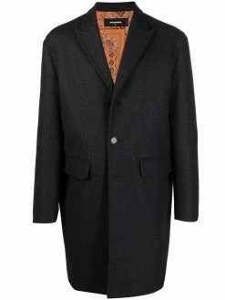 Dsquared2 manteau mi-long à simple boutonnage