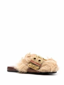 Dsquared2 mules Fluffy à boucle