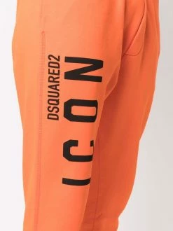 Dsquared2 pantalon de jogging fuselé à logo imprimé