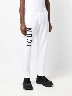 Dsquared2 pantalon de jogging fuselé à logo imprimé