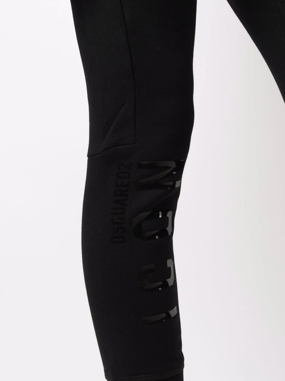 Dsquared2 Pantalon fuselé court à logo imprimé Prix Incroyables pantalons raccourcis femme 7 Dsquared2 pantalon fuselé court à logo imprimé